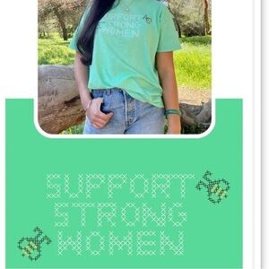 aerie Green Crew Neck Short Sleeve T-Shirt